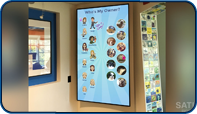 75 inch Digital Bulletin Board at Sammamish Orthodontics by Saturn Digital Media