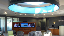 Saturn Digital Media digital signage wall at Libro Financial Group London West thumb